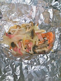 鮭としめじのホイル焼き-レシピのメイン写真