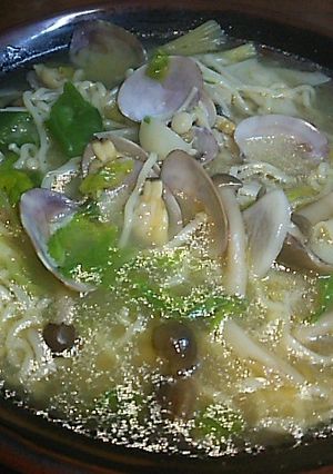 あさりラーメン-レシピのメイン写真