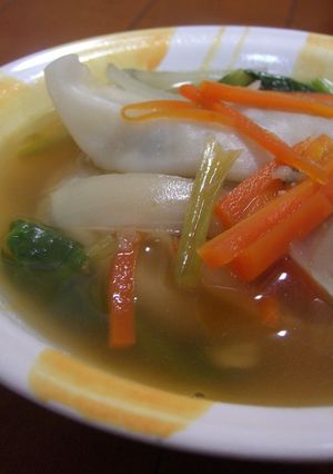 冷蔵庫掃除も♪餃子スープ-レシピのメイン写真