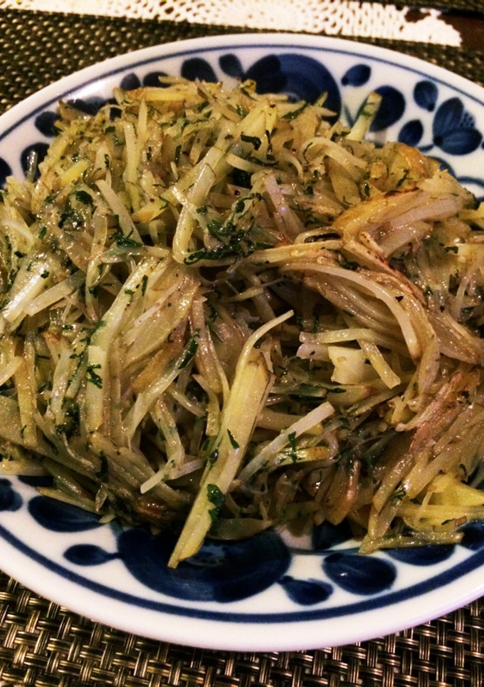 じゃがいもと大葉の炒め物-レシピのメイン写真