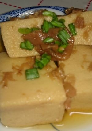 お年寄り絶讚シリーズ❗高野豆腐の梅煮❗-レシピのメイン写真