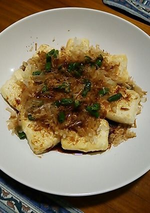 お豆腐のステーキ☆野菜と鰹節のっけ盛り☆-レシピのメイン写真
