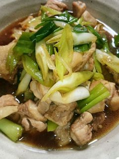 焼鳥のタレで簡単☆鶏肉と白ネギの甘辛炒め-レシピのメイン写真