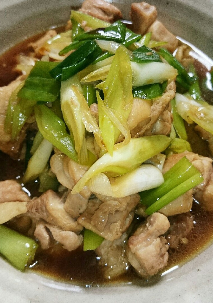 焼鳥のタレで簡単☆鶏肉と白ネギの甘辛炒め-レシピのメイン写真