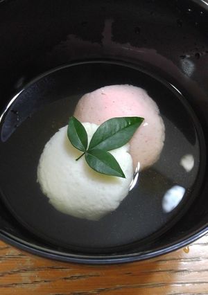 レンジで簡単♪しんじょのお吸い物-レシピのメイン写真