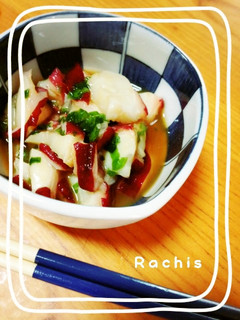 お酒のお供に!簡単たこわさ♡-レシピのメイン写真