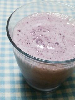 ブルーベリーとバナナのスムージー♪-レシピのメイン写真