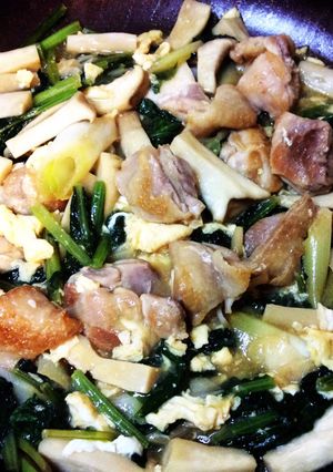 中華風鶏肉小松菜炒め-レシピのメイン写真