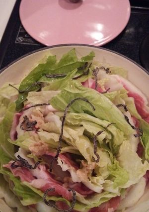 豚白菜の薔薇仕立て-レシピのメイン写真