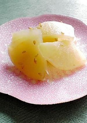 ヤーコンの酢のもの-レシピのメイン写真