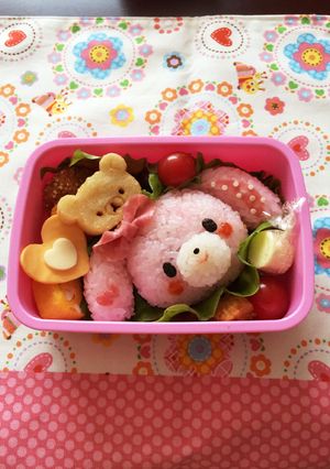 キャラ弁 ボンボンリボンちゃん-レシピのメイン写真