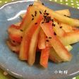 簡単ビニール袋でスイカの皮のお漬け物