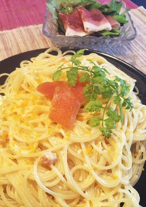 クリーミーカラスミパスタ-レシピのメイン写真