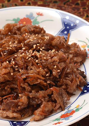 惣菜売場のきんぴらで牛肉のしぐれ煮-レシピのメイン写真