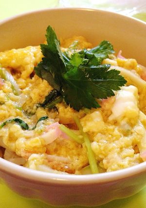 レンジでたまご丼-レシピのメイン写真