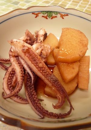 ゲソと長芋の旨煮-レシピのメイン写真