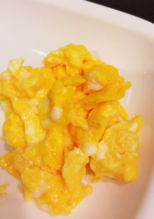 レンジで簡単♪スクランブルエッグ-レシピのメイン写真