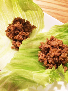 ひき肉のレタス包み-レシピのメイン写真