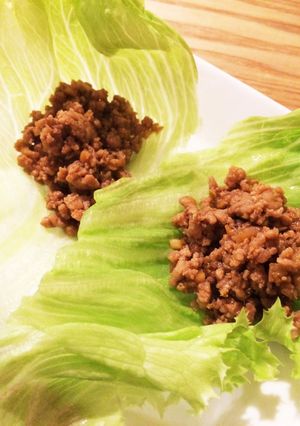ひき肉のレタス包み-レシピのメイン写真