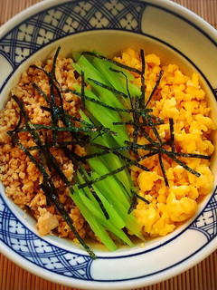 鶏そぼろの三色丼♪-レシピのメイン写真