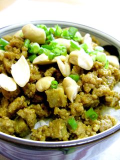 ごぼうとひき肉の味噌カレー丼-レシピのメイン写真