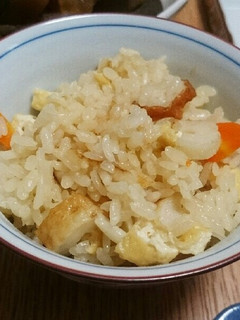 ほんのり甘い☆竹輪入り炊き込みご飯♪-レシピのメイン写真