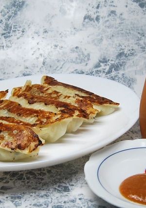 ジャンボ餃子の焼き方-レシピのメイン写真