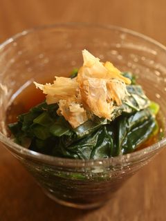 天然だしパックで作るつるむらさきのお浸し-レシピのメイン写真