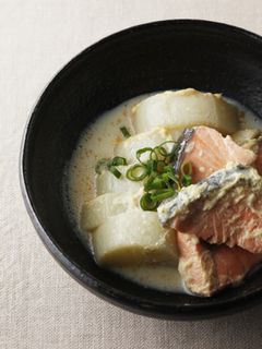 さけと大根の豆乳煮-レシピのメイン写真