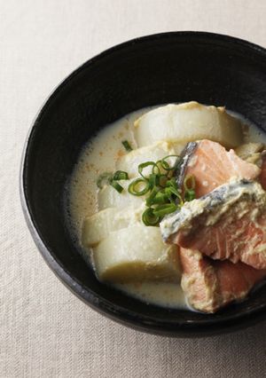 さけと大根の豆乳煮-レシピのメイン写真
