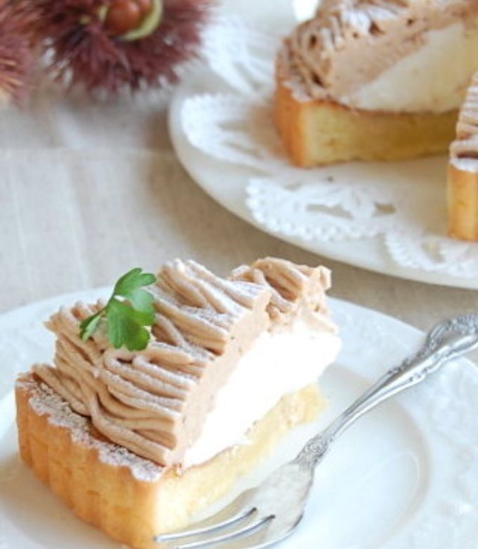 秋の味♪モンブランタルト-レシピのメイン写真