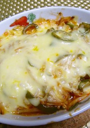 ★簡単！＊もやしとピーマンのチーズ焼き＊-レシピのメイン写真