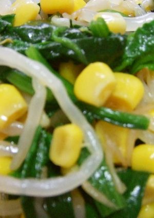 もやし★ほうれん草★コーンのサラダ♪-レシピのメイン写真