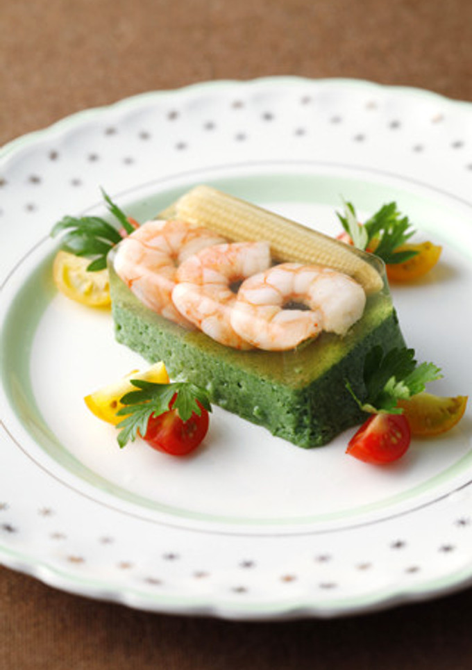 ほうれん草とえびのテリーヌ-レシピのメイン写真