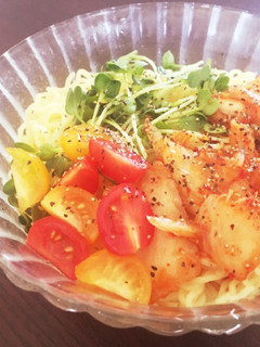 超簡単!ごま油好きの冷やしラーメン-レシピのメイン写真