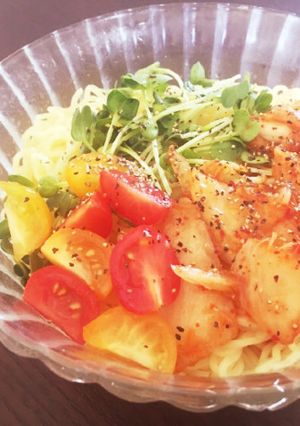 超簡単！ごま油好きの冷やしラーメン-レシピのメイン写真