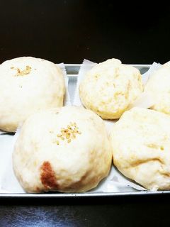 ホットケーキの粉で肉まん、あんまん♪-レシピのメイン写真