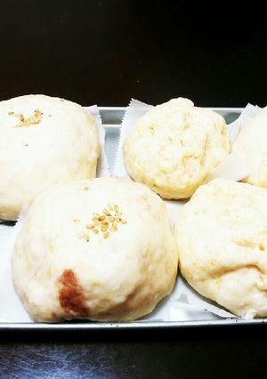 ホットケーキの粉で肉まん、あんまん♪-レシピのメイン写真