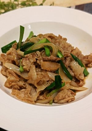 新玉のシャキシャキ豚丼-レシピのメイン写真