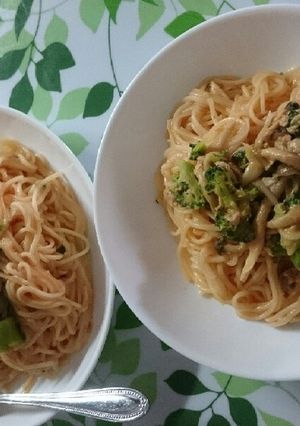親子ごはん★トマトクリーム素麺★幼児食-レシピのメイン写真