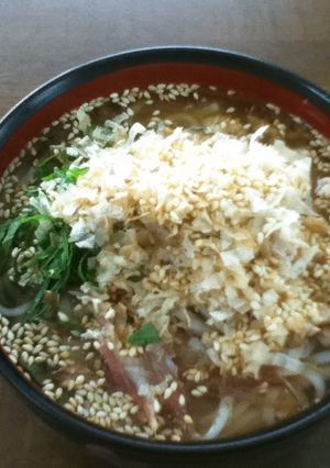夏バテ防止！あっさりがっつりうどん-レシピのメイン写真