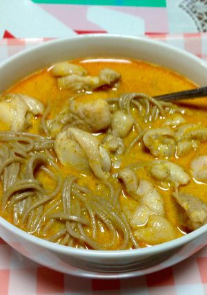 タイカレー赤蕎麦-レシピのメイン写真