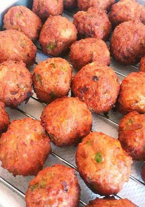 冷めても美味しい野菜と豆腐の肉団子-レシピのメイン写真