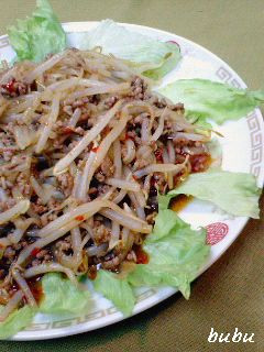 もやしと挽き肉のブラウン山椒炒め-レシピのメイン写真