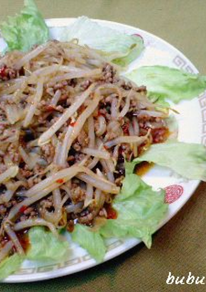 もやしと挽き肉のブラウン山椒炒め-レシピのメイン写真