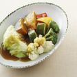 蒸し野菜のカレーあんかけ