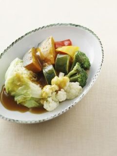 蒸し野菜のカレーあんかけ-レシピのメイン写真