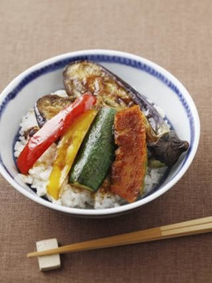 野菜のかば焼き丼-レシピのメイン写真