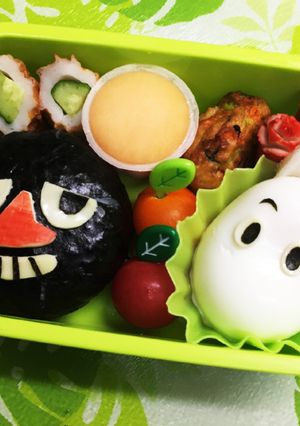 キャラ弁☆ムーミン&スティンキー-レシピのメイン写真