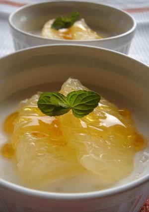 グレープフルーツムースの飴がけ-レシピのメイン写真
